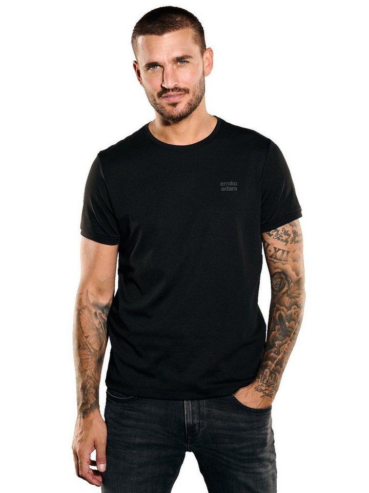 emilio adani T-Shirt Basic-Shirt regular von emilio adani