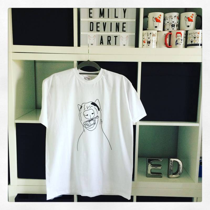 Idgaf Strichzeichnung Tshirt von emilydevineart