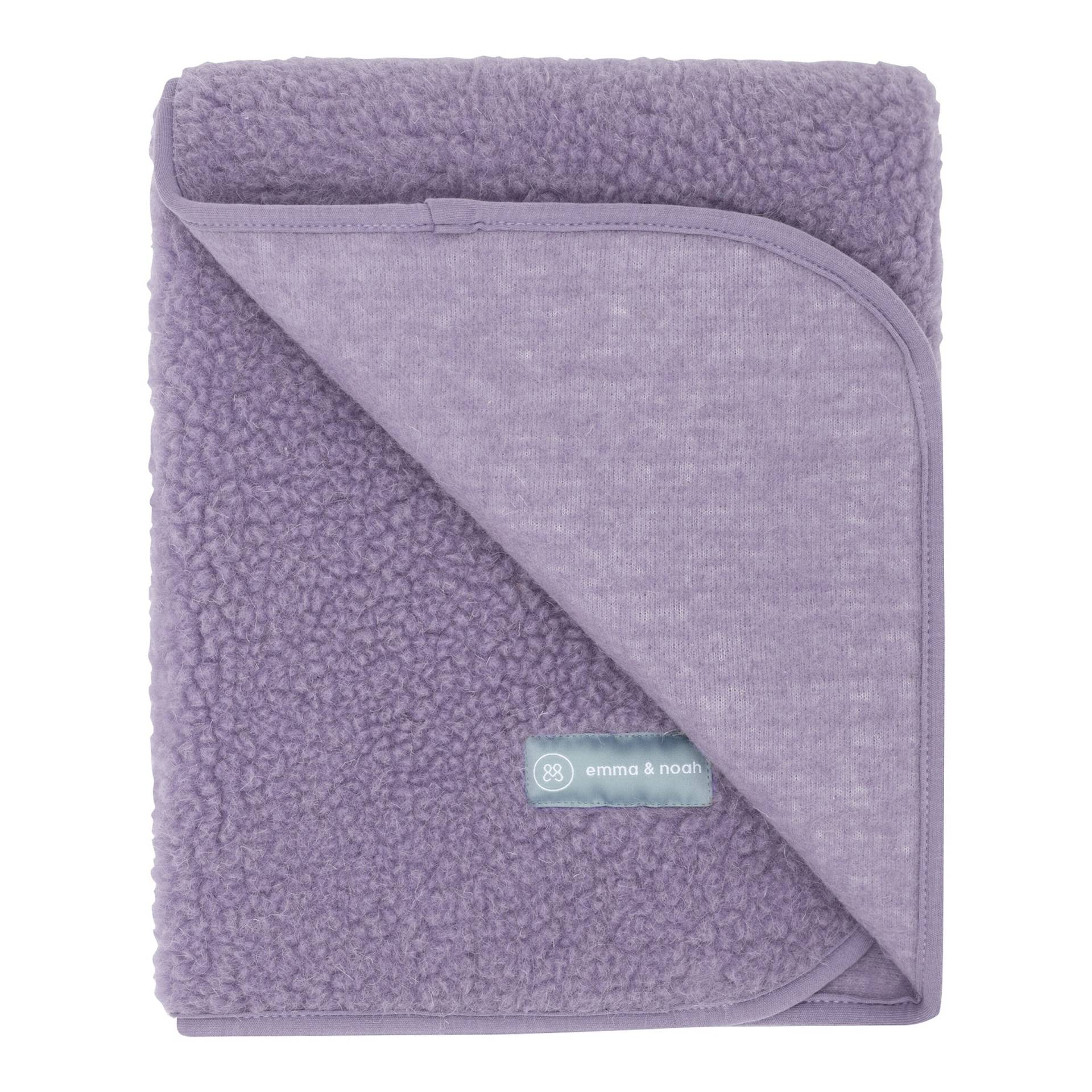 Emma & Noah Babydecke Merinowolle-Teddy 75x95 cm von emma & noah