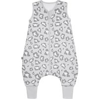 emma & noah Schlafsack mit Füßen Leo Grau von emma&noah