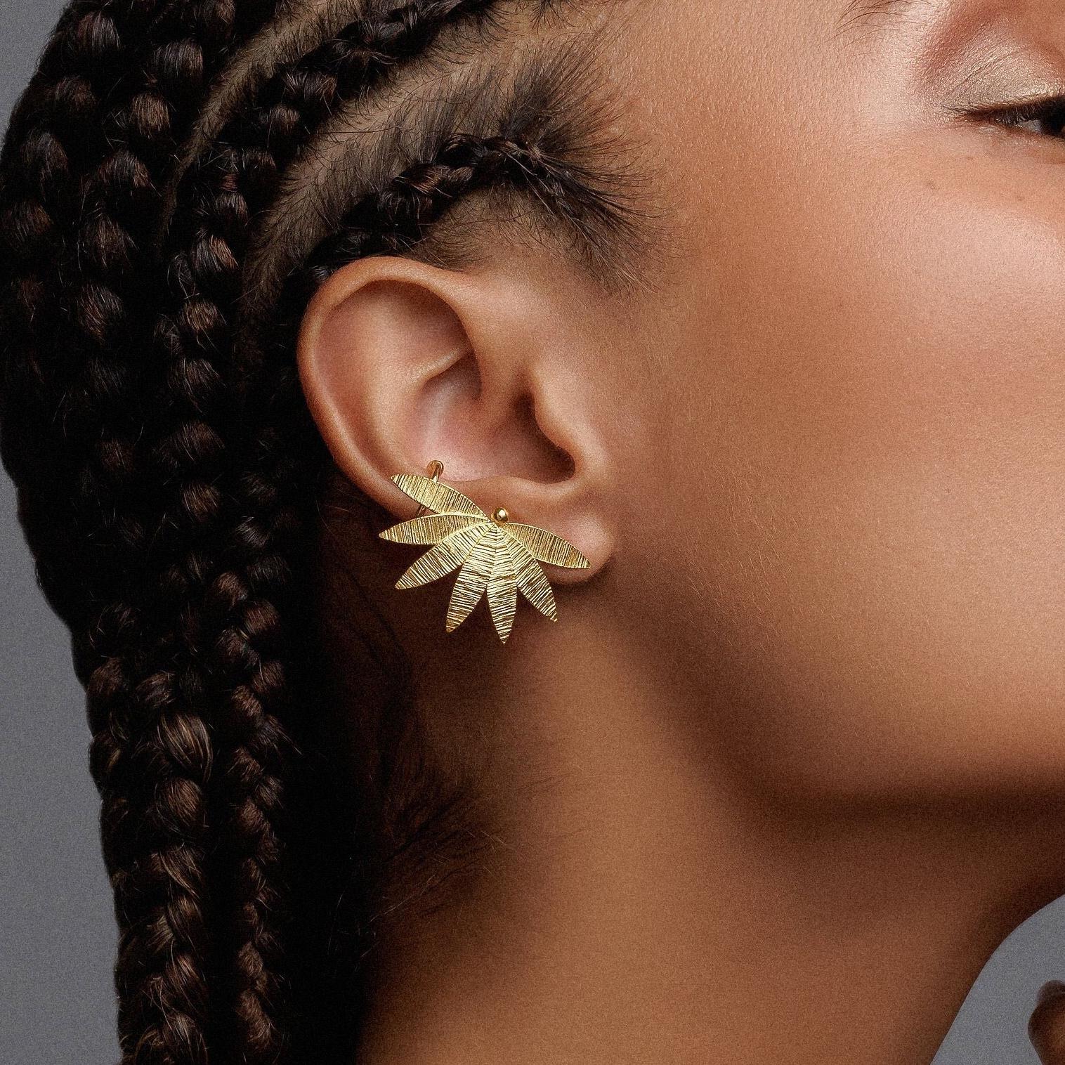 925Er Sterling Silber Blumen Ohrklemme | Spring Style, Ohrschmuck Geschenk Für Sie Schmuckgeschenk, Bestes Mama, Geschenk Oma von emmanuelaGR