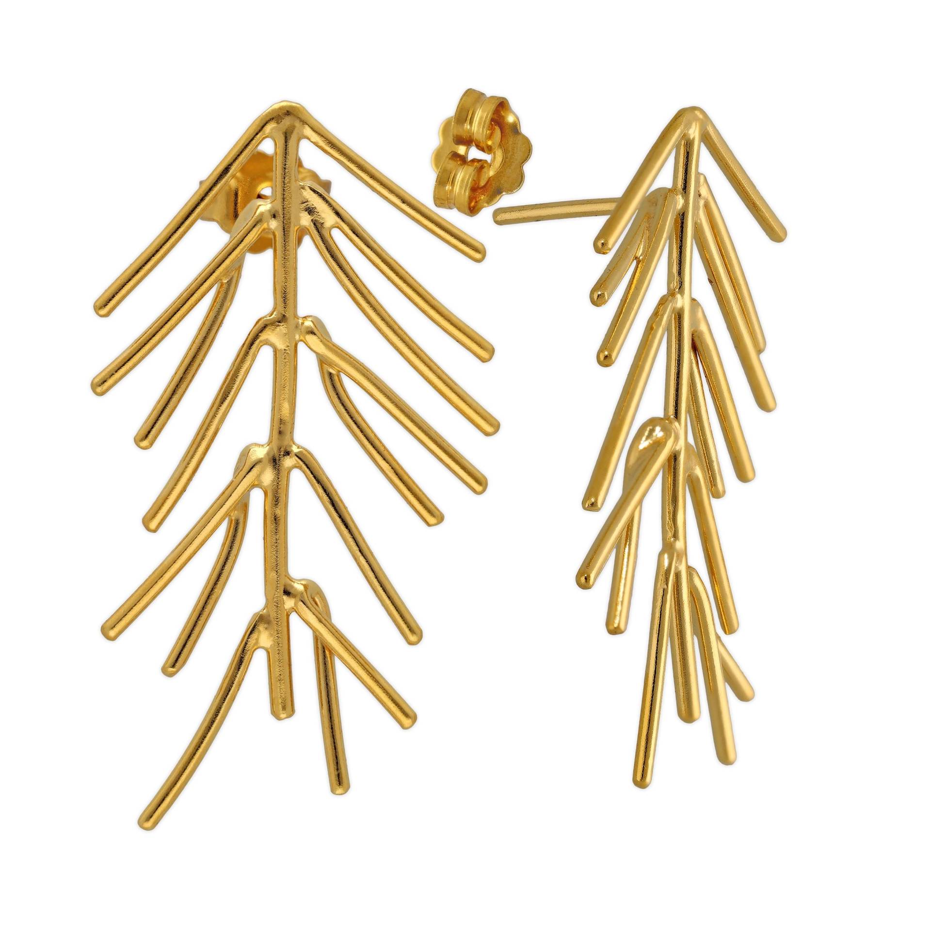 Trendy Handmade Jewelry Gift Handgefertigtes Geschenk Für Ihre Ohrstecker Naturschmuck Kiefernohrringe Astohrringe Einzigartiges von emmanuelaGR