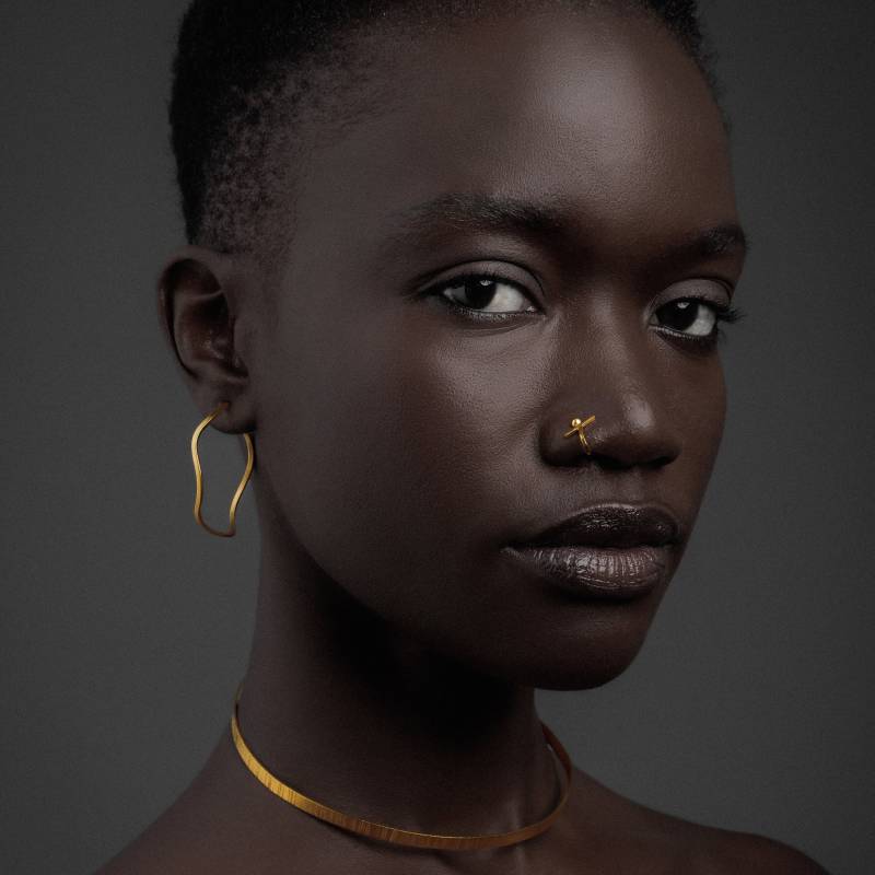 sterling Silber Clip-On Nasenring Hypoallergener Fake Nasenring von emmanuelaGR