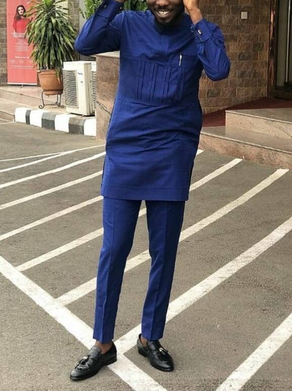 Feliz African Men Clothing/Africancan Es Clothing/Groom Suit/African Mens Clothing/Ankara Clothing/African Kaftan/African Attire/Prom von emmsAfrica