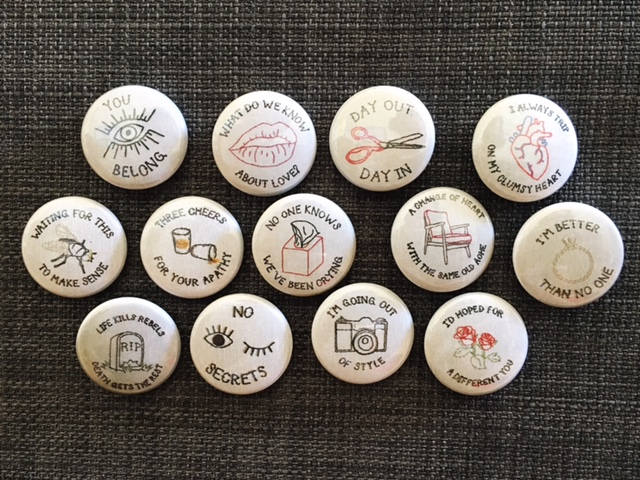 The Decomposer Collection // Matches One Inch Ansteckbuttons The Decomposer Collection // Matches One Inch Ansteckbuttons von emobroideryproject