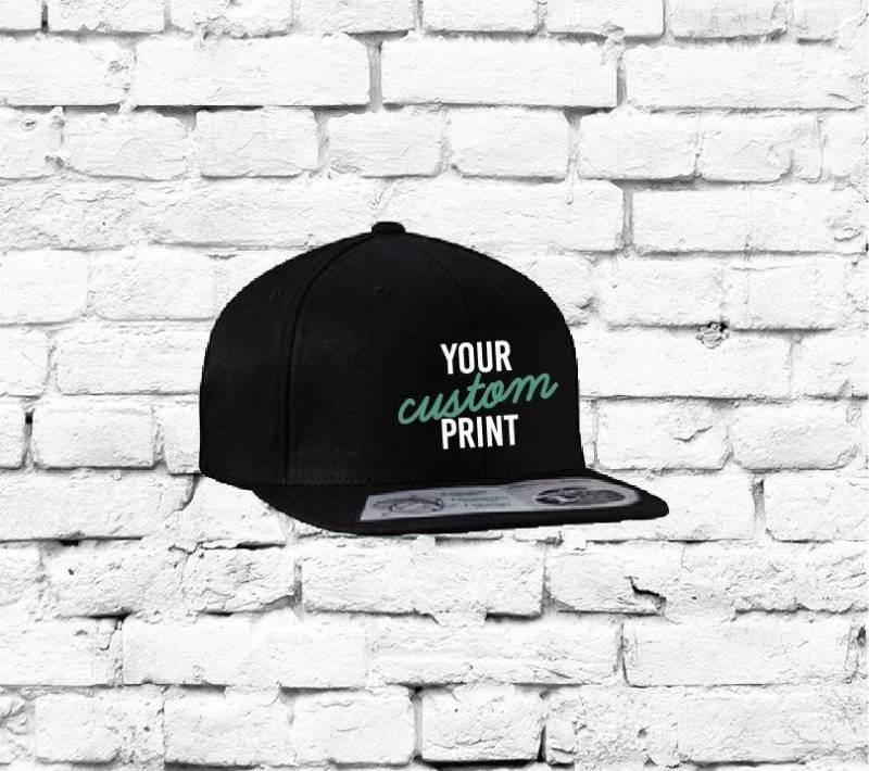 Benutzerdefinierte Stickerei Flexfit Snapback Mütze Mit Deinem Benutzerdefinierten Druck Flachbrief Hochprofil Hut 110F von empowerprinting