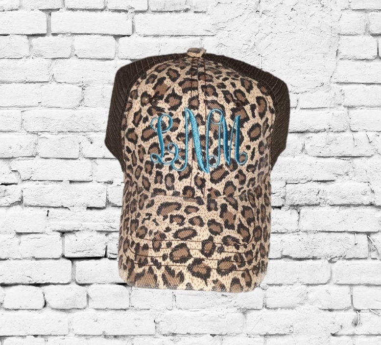 Leopard Print Trucker Hut Benutzerdefinierte Stickerei Monogramm Cap Ihre Druck Mesh Zurück Leopard Print Trucker Hut Benutzerdefinierte Stickerei Monogramm Cap Ihre Druck Mesh Zurück von empowerprinting