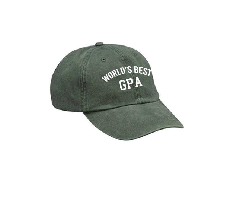 Weltbeste Gpa Unstrukturierte Papa Mütze Geschenk Für Opa Großvater Tag Ihre Farbwahl Fichtengrün, Royal Und Weiß Oder von empowerprinting