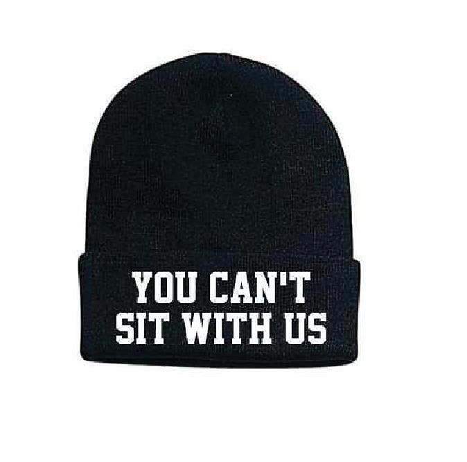 You Can't Sit With Us Beanie Personalize Custom Embroidery You Can't Sit With Us Beanie Personalize Custom Embroidery von empowerprinting