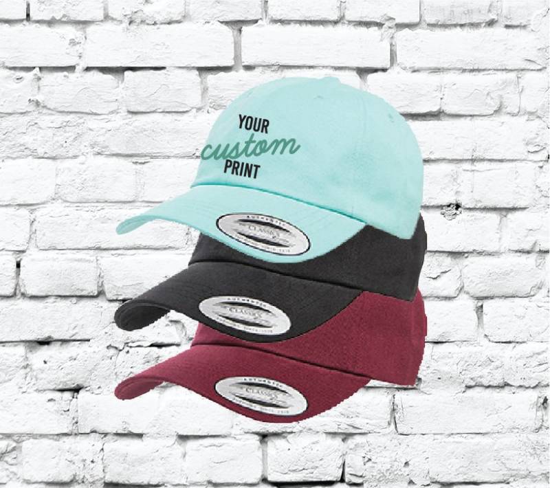 Yupoong Pfirsichte Baumwolle Twill Papa Scap Custom Stickerei Hut Ihre Benutzerdefinierte Druck Low Profile Unstrukturierte 6245 von empowerprinting