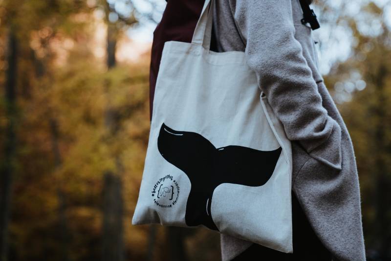 Jutebeutel Wal - Abtauchen&aufatmen Jutebeutel Wal - Abtauchen&aufatmen von emspirity