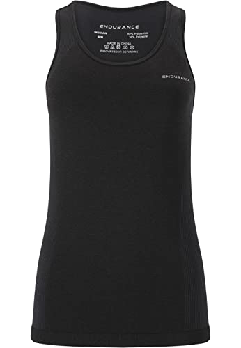 endurance Damen Sporttop Halen 1011 Dark Grey Melange S/M von endurance