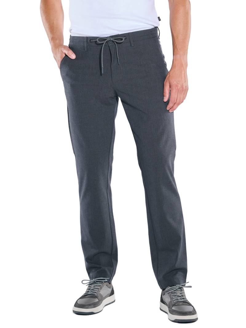 Große Größen engbers Herren Chino in mit Tunnelzug , Herren, grau, Größe: 28, Polyester, Happy Size DE Men von engbers