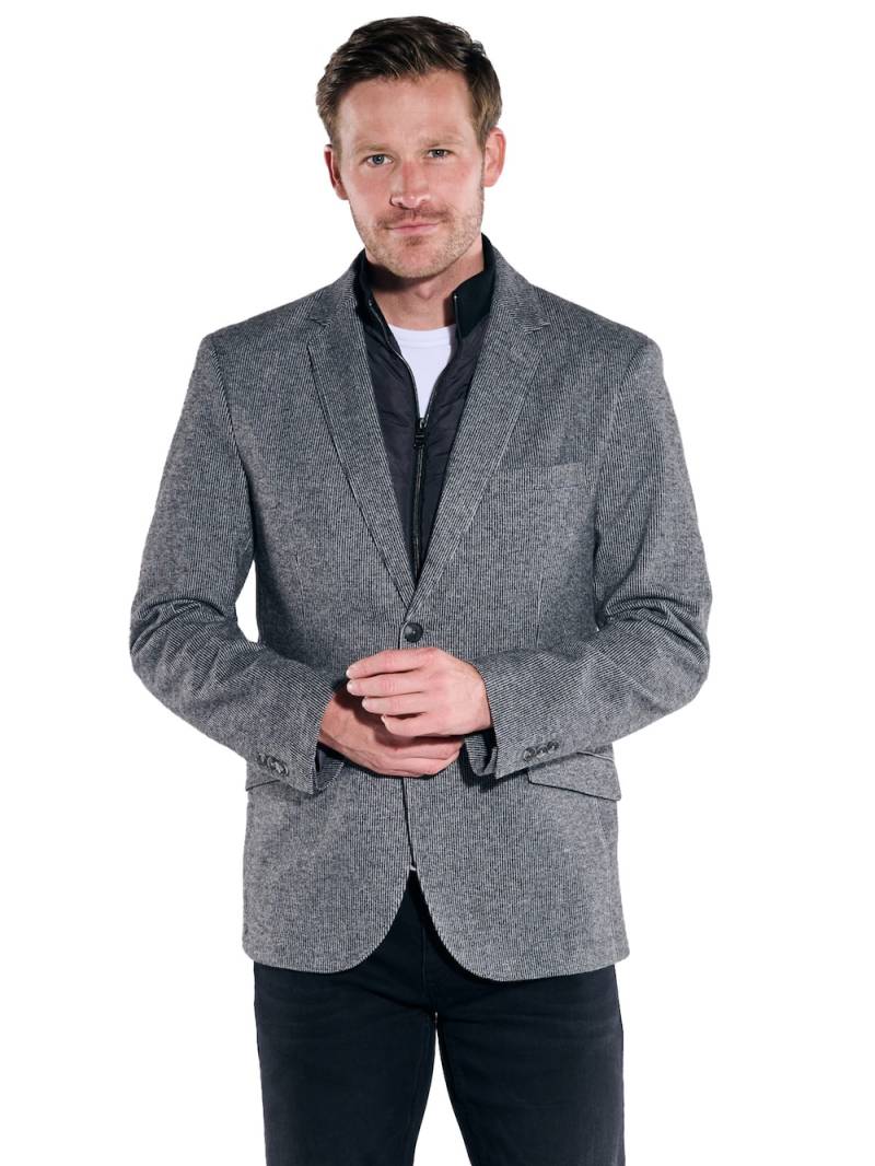Große Größen engbers Herren Freizeit-Sakko regular , Herren, grau, Größe: 31, Polyester/Synthetische Fasern, Happy Size DE Men von engbers