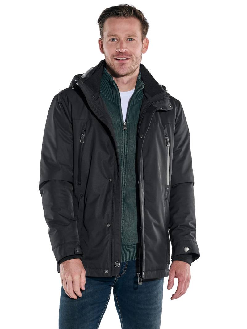 Große Größen engbers Herren Funktionsjacke mit abnehmbarer Kapuze , Herren, schwarz, Größe: 62, Polyester, Happy Size DE Men von engbers