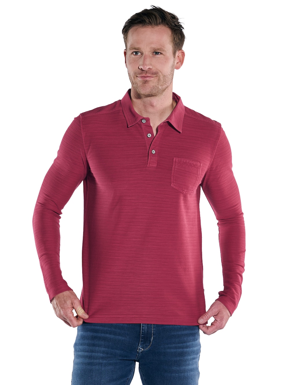 Große Größen engbers Herren Polo-Shirt meliert , Herren, rot, Größe: 6XL, Baumwolle, Happy Size DE Men Große Größen engbers Herren Polo-Shirt meliert , Herren, rot, Größe: 6XL, Baumwolle, Happy Size DE Men von engbers