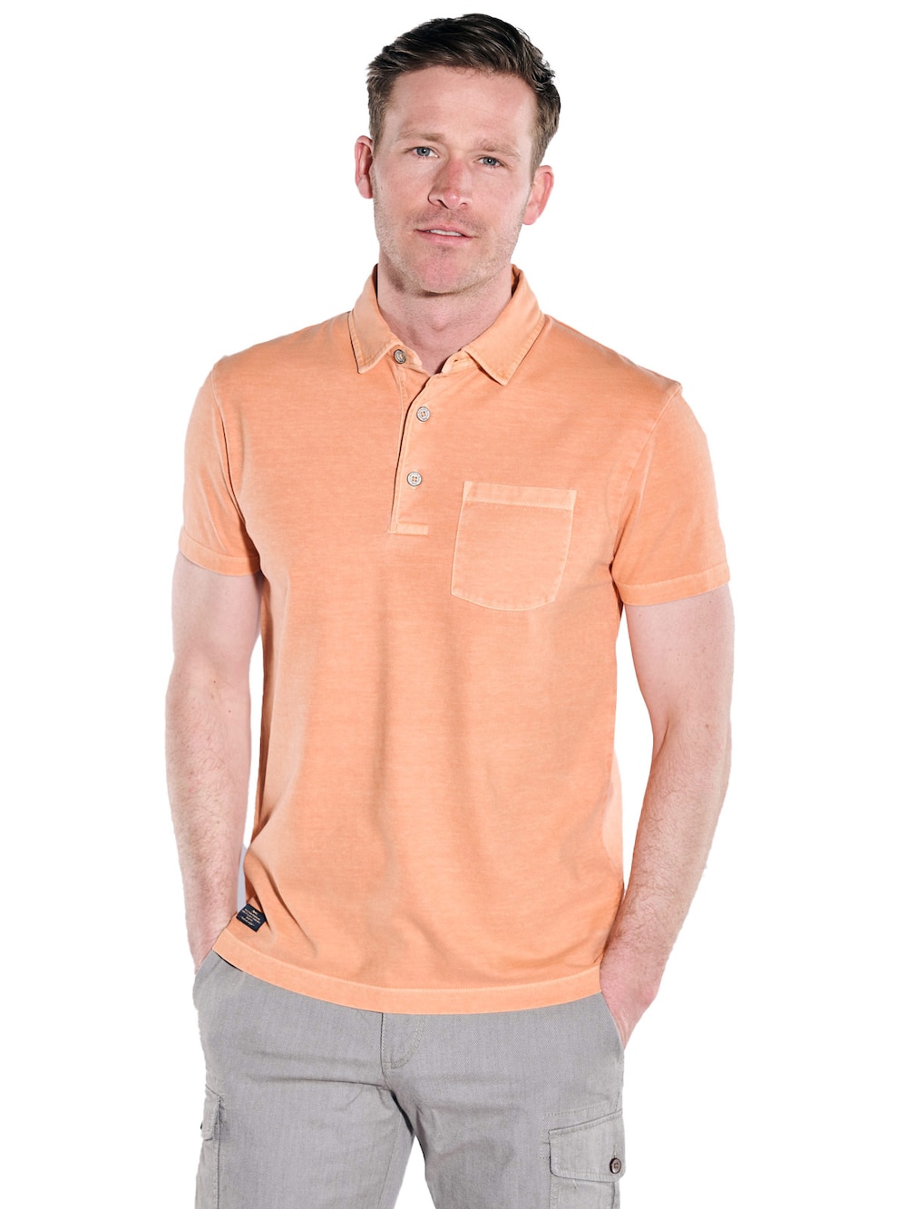 Große Größen engbers Herren Polo-Shirt uni , Herren, orange, Größe: 6XL, Baumwolle, Happy Size DE Men Große Größen engbers Herren Polo-Shirt uni , Herren, orange, Größe: 6XL, Baumwolle, Happy Size DE Men von engbers