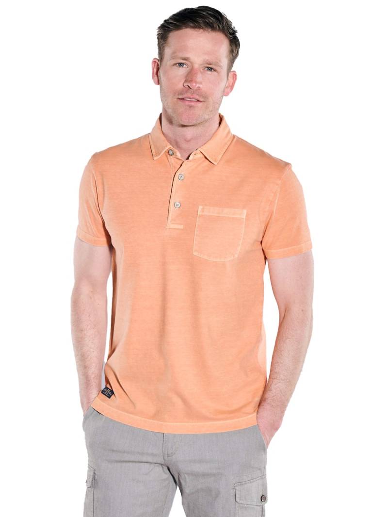 Große Größen engbers Herren Polo-Shirt uni , Herren, orange, Größe: 6XL, Baumwolle, Happy Size DE Men von engbers
