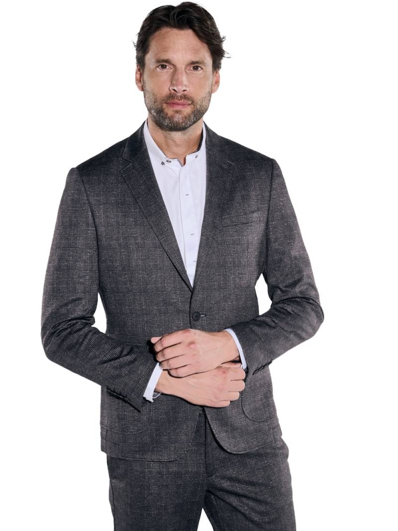 Große Größen engbers Herren Anzug-Sakko slim fit , Herren, schwarz, Größe: 56, Polyester, Happy Size DE Men von engbers