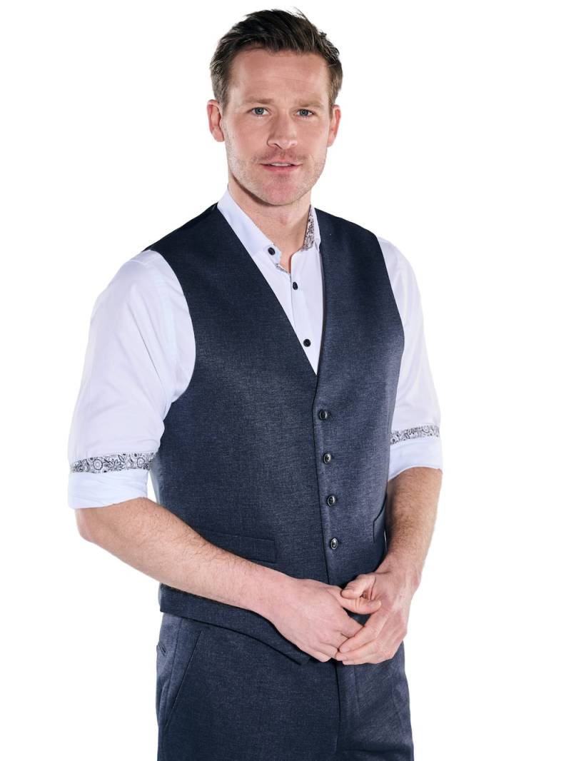 Große Größen engbers Herren Anzug-Weste aus flexiblem Warenmaterial , Herren, türkis, Größe: 58, Polyester, Happy Size DE Men von engbers