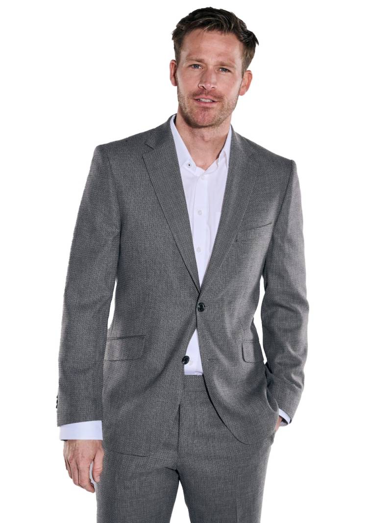 Große Größen engbers Herren Anzugsakko regular , Herren, grau, Größe: 58, Polyester, Happy Size DE Men von engbers