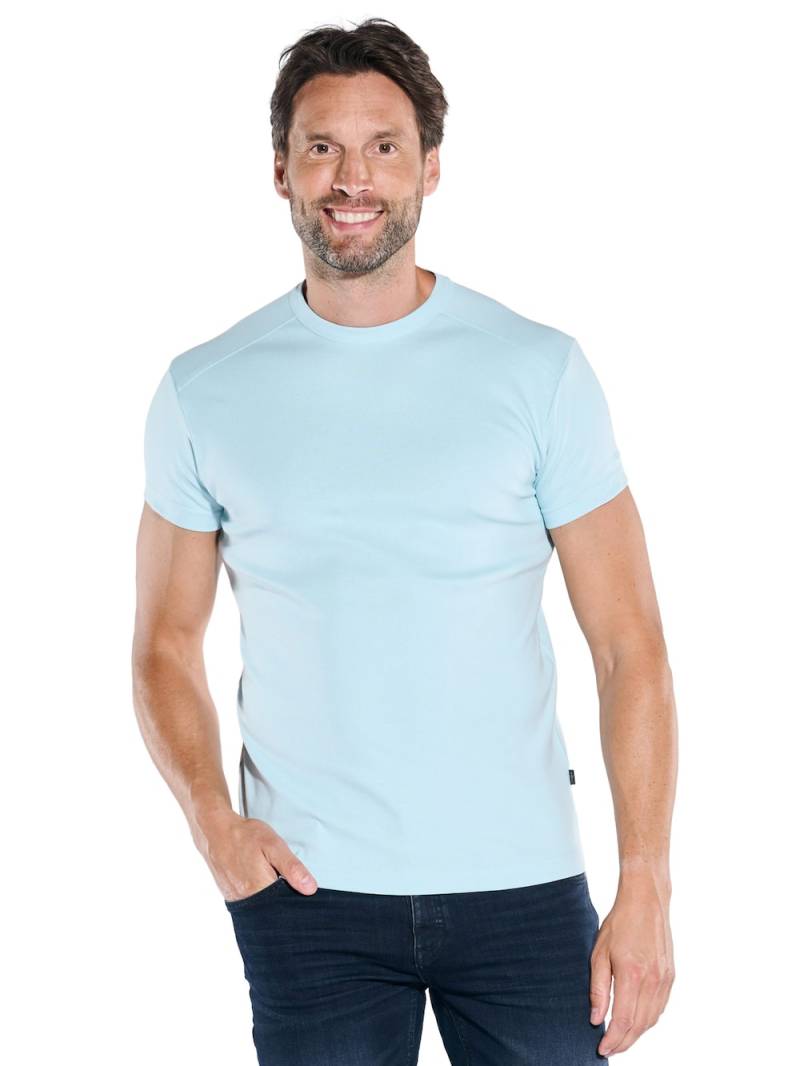 Große Größen engbers Herren Basic-Shirt My Favorite organic , Herren, blau, Größe: 60, Baumwolle, Happy Size DE Men von engbers