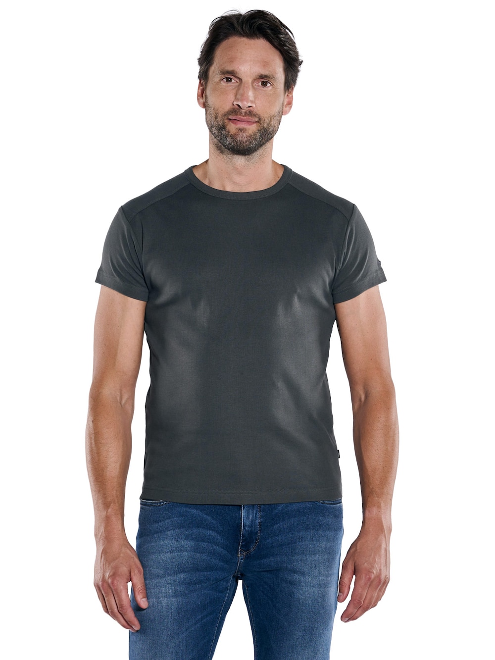 Große Größen engbers Herren Basic-Shirt My Favorite organic , Herren, braun, Größe: 58, Baumwolle, Happy Size DE Men von engbers