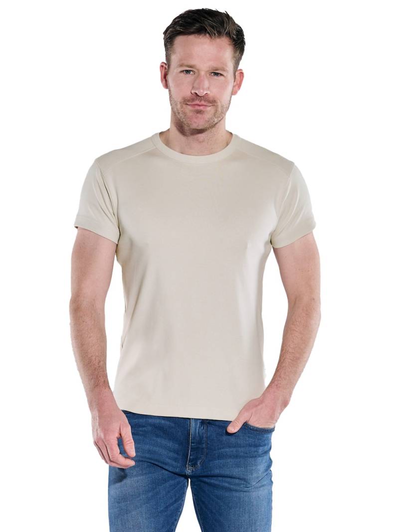 Große Größen engbers Herren Basic-Shirt My Favorite organic , Herren, braun, Größe: 66, Baumwolle, Happy Size DE Men von engbers