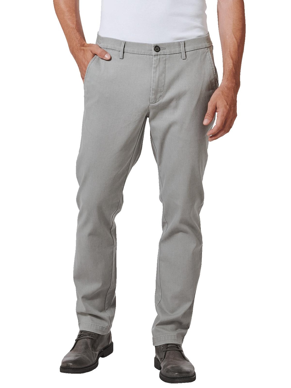 Große Größen engbers Herren Chino slim fit , Herren, braun, Größe: 54, Baumwolle/Synthetische Fasern, Happy Size DE Men von engbers