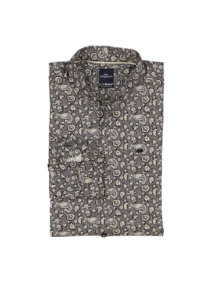 Große Größen engbers Herren Hemd langarm , Herren, beige, Größe: 58, Baumwolle, Happy Size DE Men von engbers