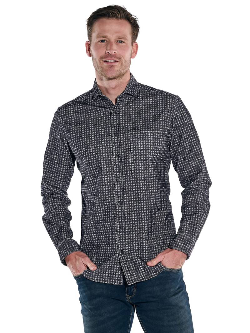 Große Größen engbers Herren Hemd langarm , Herren, schwarz, Größe: 58, Baumwolle, Happy Size DE Men von engbers