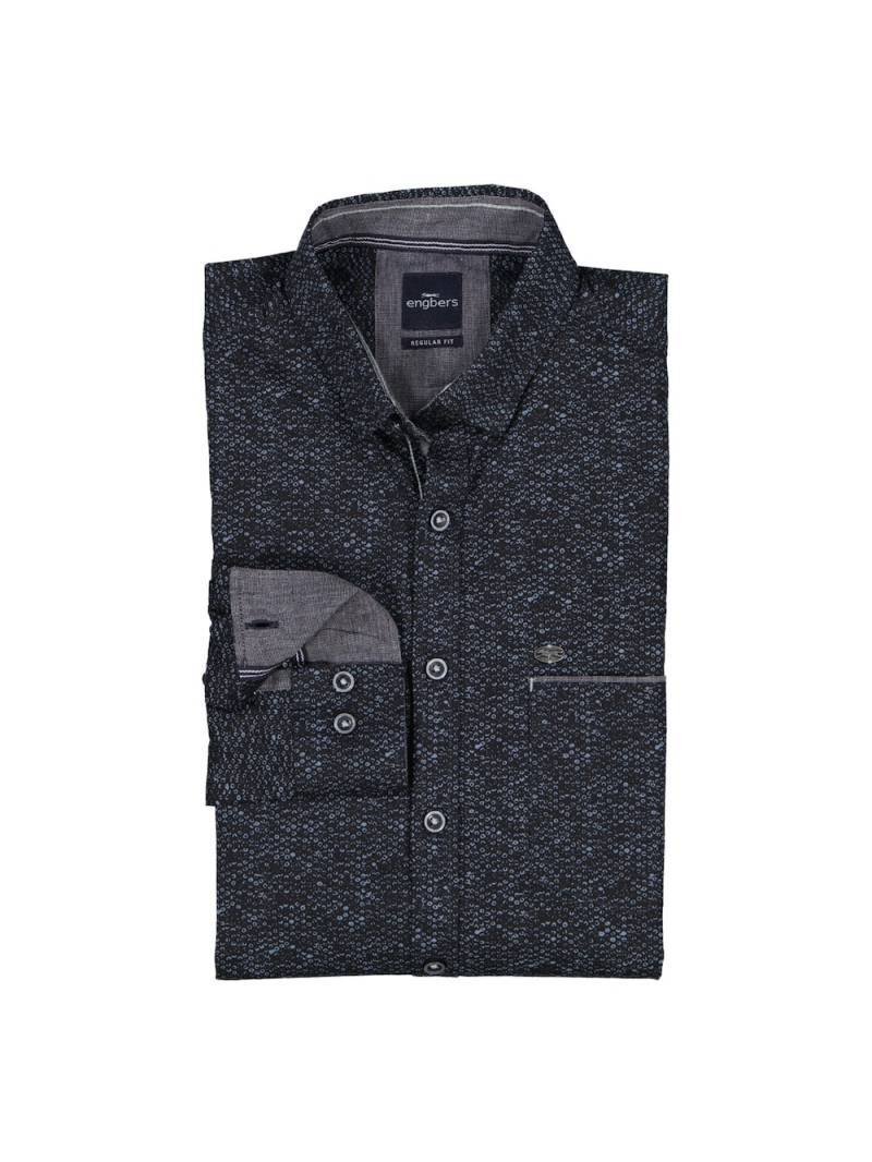 Große Größen engbers Herren Hemd langarm , Herren, schwarz, Größe: 64, Baumwolle, Happy Size DE Men von engbers