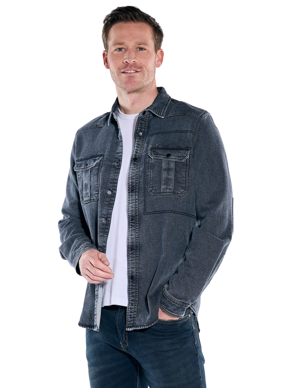 Große Größen engbers Herren Hemd uni , Herren, türkis, Größe: 64, Baumwolle/Polyester, Happy Size DE Men von engbers