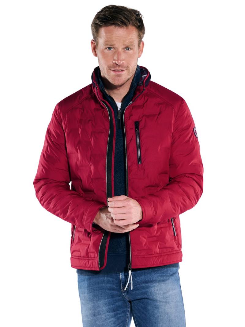 Große Größen engbers Herren Jacke mit dezenter Struktur , Herren, rot, Größe: 54, Polyester, Happy Size DE Men von engbers