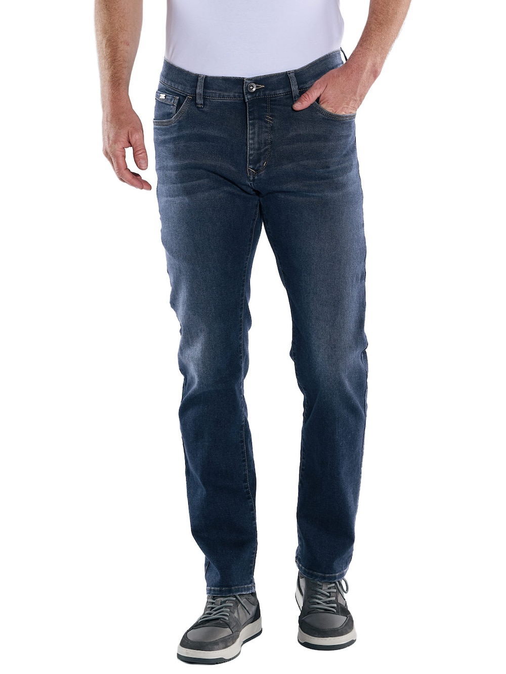 Große Größen engbers Herren Jeans 5-Pocket Superstretch , Herren, blau, Größe: 26, Baumwolle/Polyester, Happy Size DE Men von engbers