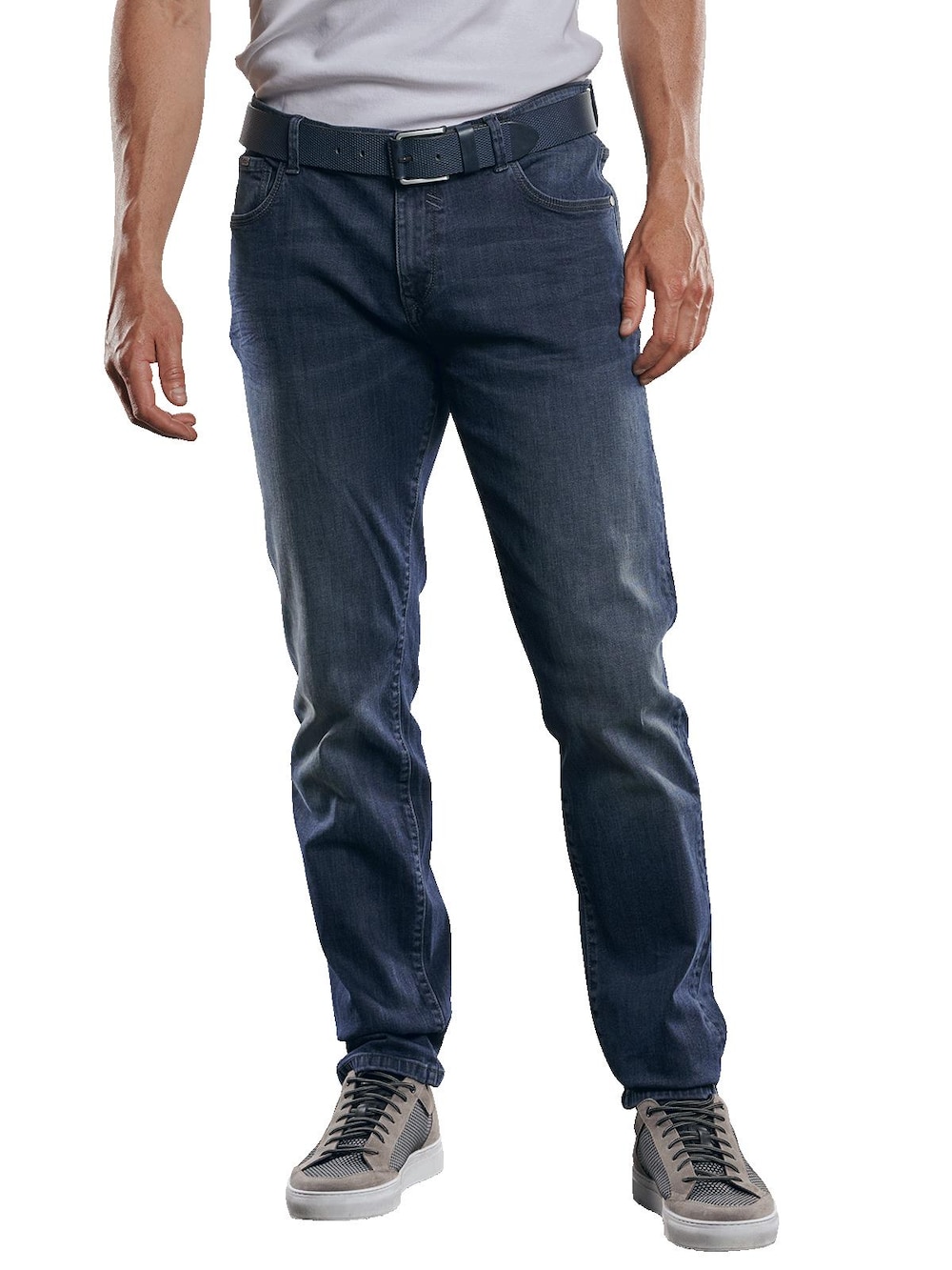Große Größen engbers Herren Jeans 5-Pocket Superstretch , Herren, blau, Größe: 28, Baumwolle, Happy Size DE Men von engbers