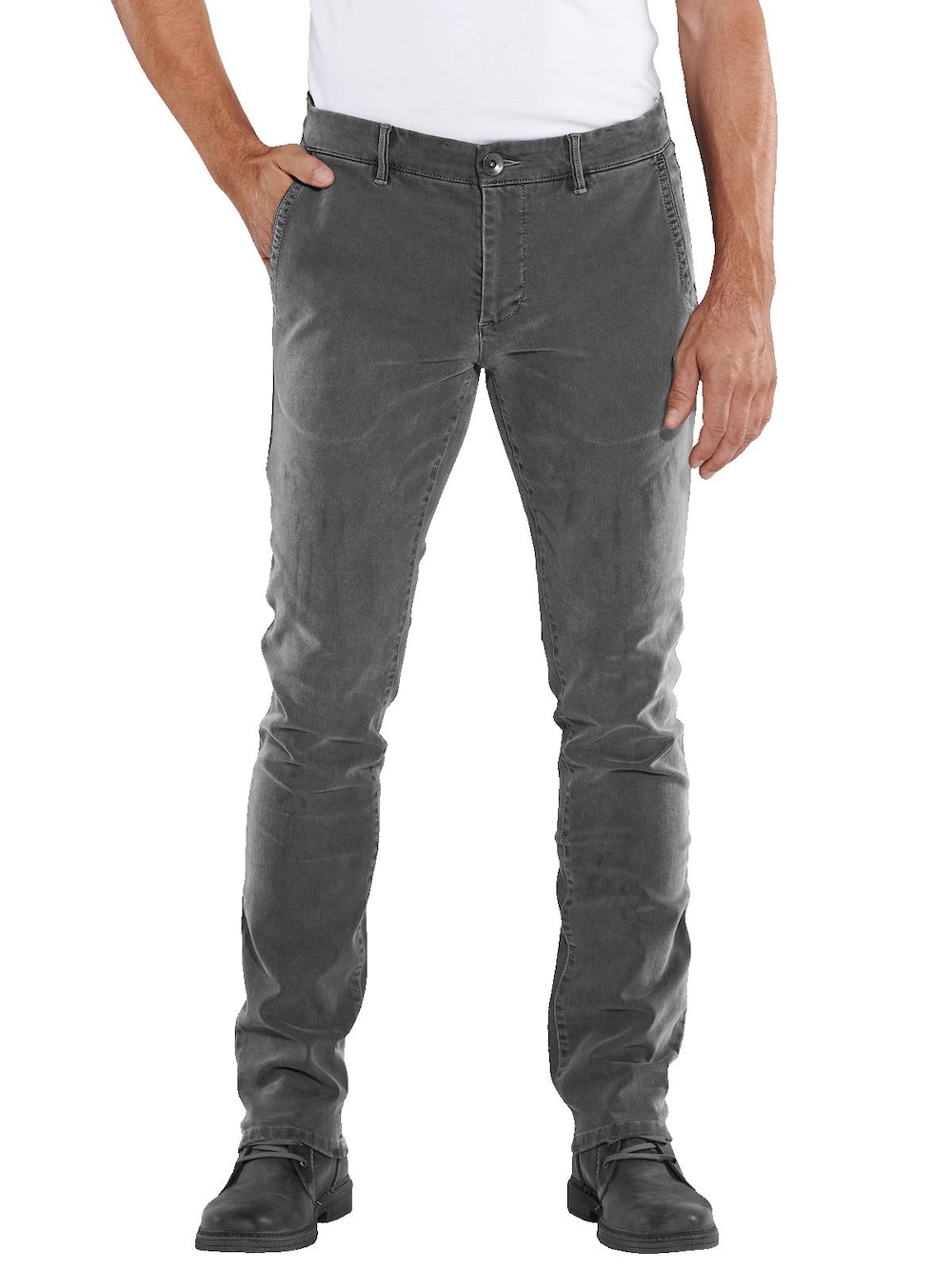 Große Größen engbers Herren Jeans slim fit , Herren, braun, Größe: 29, Baumwolle/Synthetische Fasern, Happy Size DE Men von engbers