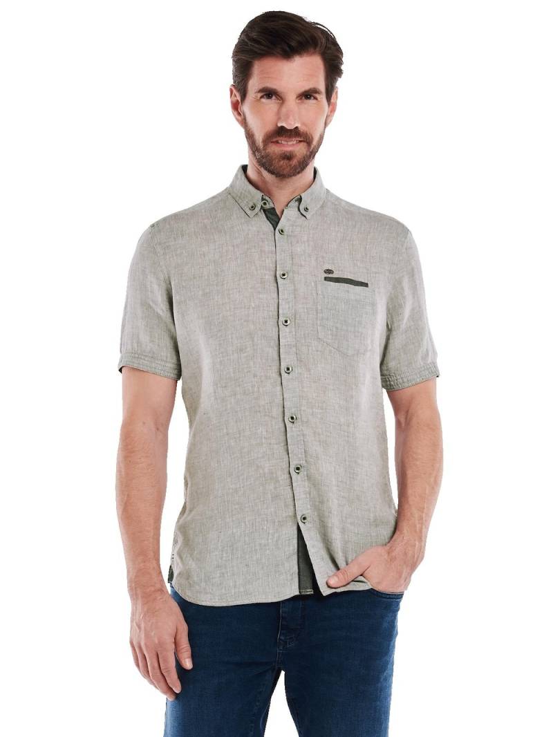 Große Größen engbers Herren Kurzarm-Hemd aus Leinen , Herren, grau, Größe: 60, Leinen, Happy Size DE Men von engbers