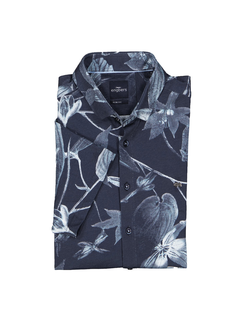 Große Größen engbers Herren Kurzarm-Hemd gemustert , Herren, grau, Größe: 58, Baumwolle, Happy Size DE Men von engbers