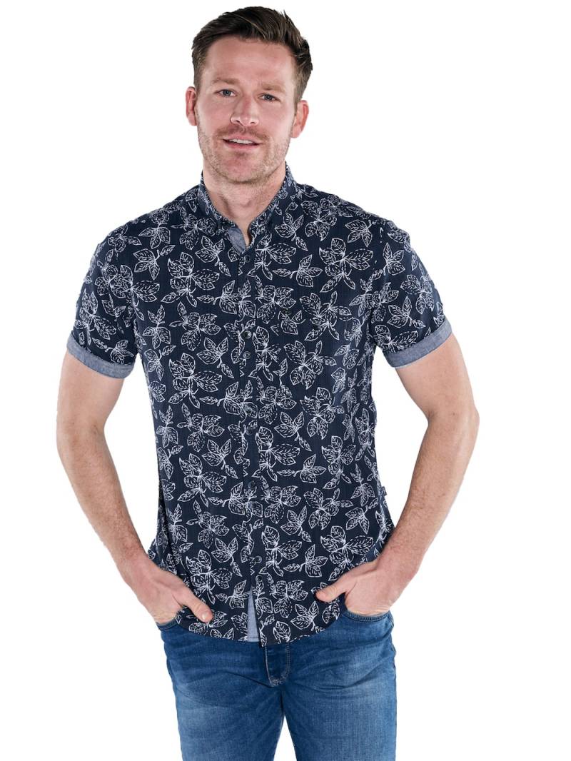 Große Größen engbers Herren Kurzarm-Hemd gemustert , Herren, türkis, Größe: 58, Baumwolle, Happy Size DE Men von engbers