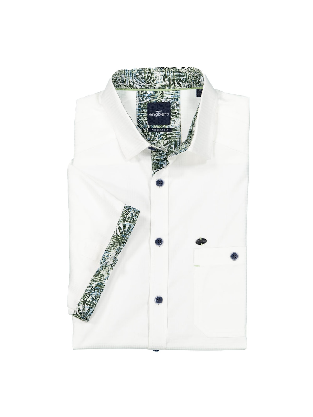 Große Größen engbers Herren Kurzarm-Hemd regular , Herren, weiß, Größe: 62, Baumwolle, Happy Size DE Men von engbers