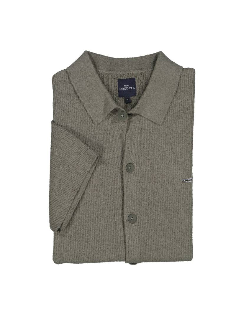 Große Größen engbers Herren Kurzarm-Hemd uni , Herren, braun, Größe: 64, Baumwolle/Synthetische Fasern, Happy Size DE Men von engbers