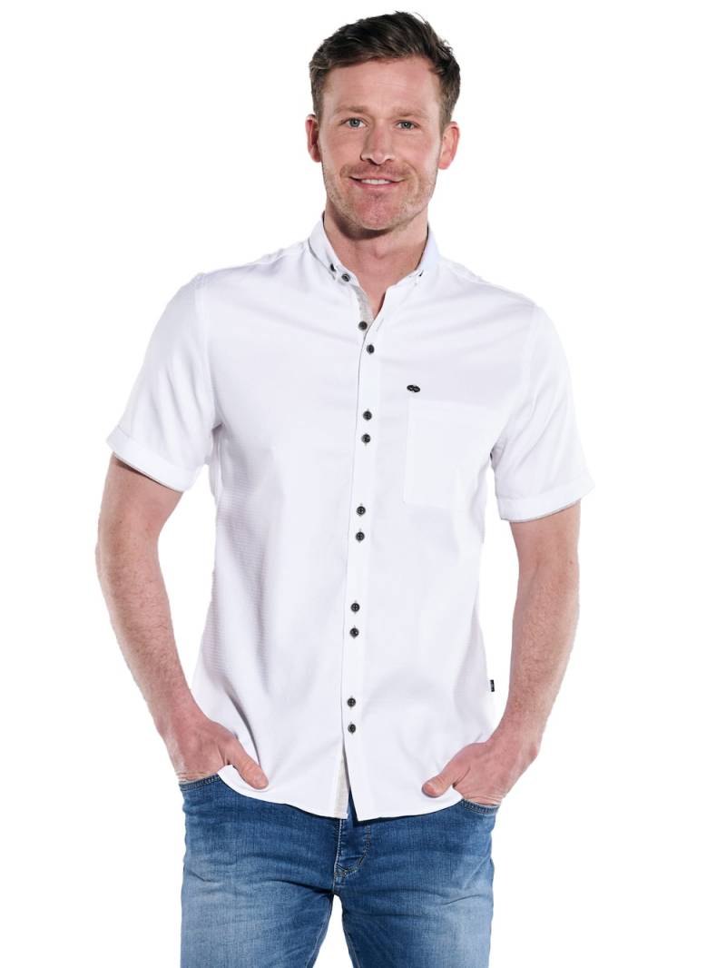 Große Größen engbers Herren Kurzarm-Hemd uni , Herren, weiß, Größe: 58, Baumwolle, Happy Size DE Men von engbers