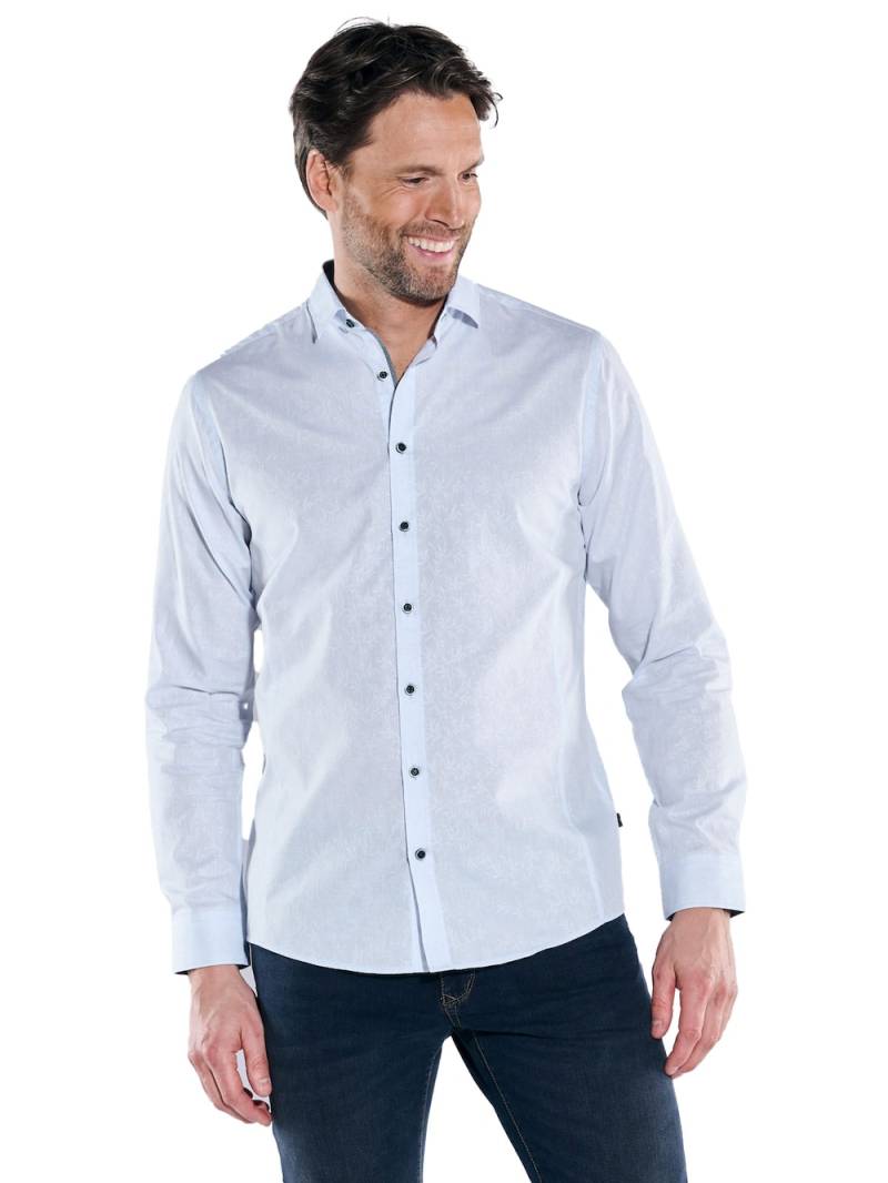 Große Größen engbers Herren Langarm-Hemd My Favorite , Herren, blau, Größe: 58, Baumwolle, Happy Size DE Men von engbers