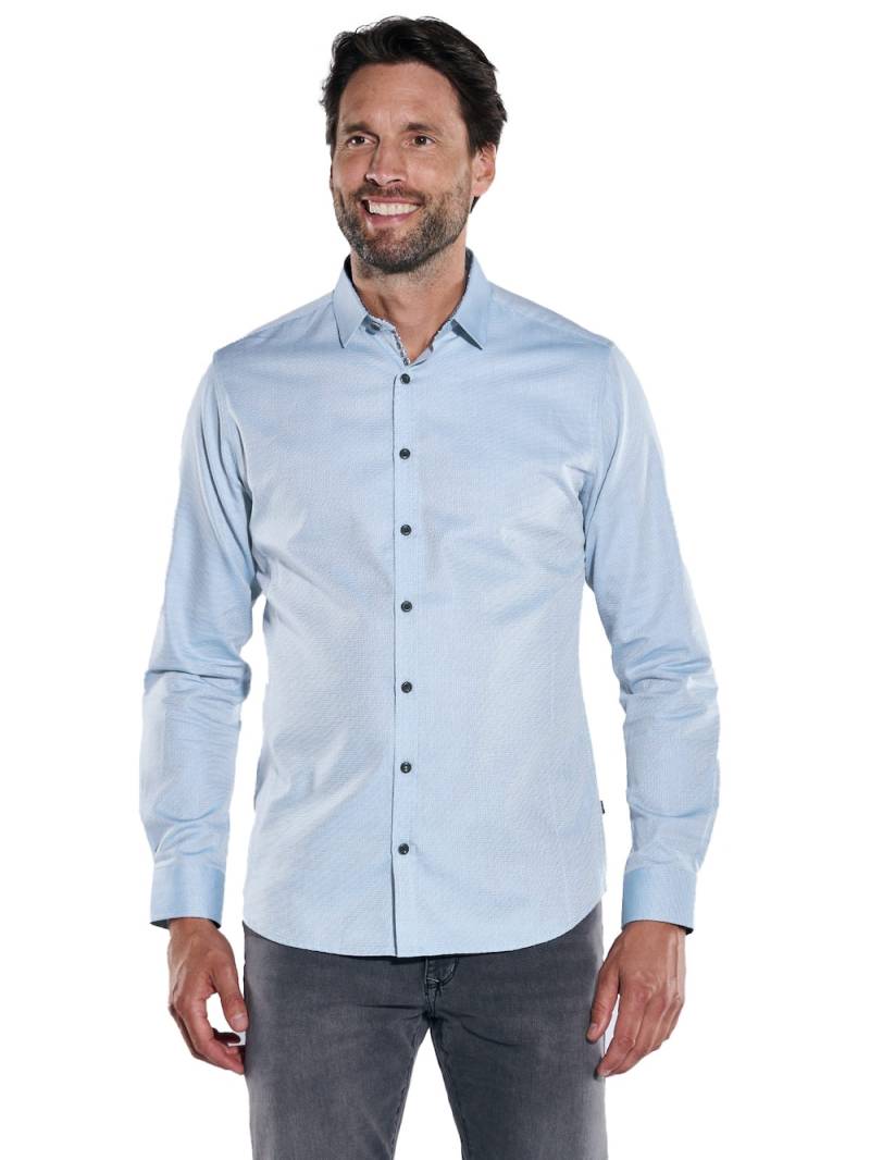 Große Größen engbers Herren Langarm-Hemd My Favorite , Herren, blau, Größe: 66, Baumwolle, Happy Size DE Men von engbers