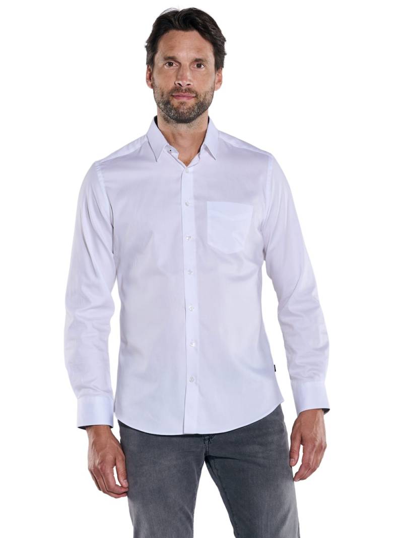 Große Größen engbers Herren Langarm-Hemd My Favorite , Herren, weiß, Größe: 62, Baumwolle, Happy Size DE Men von engbers