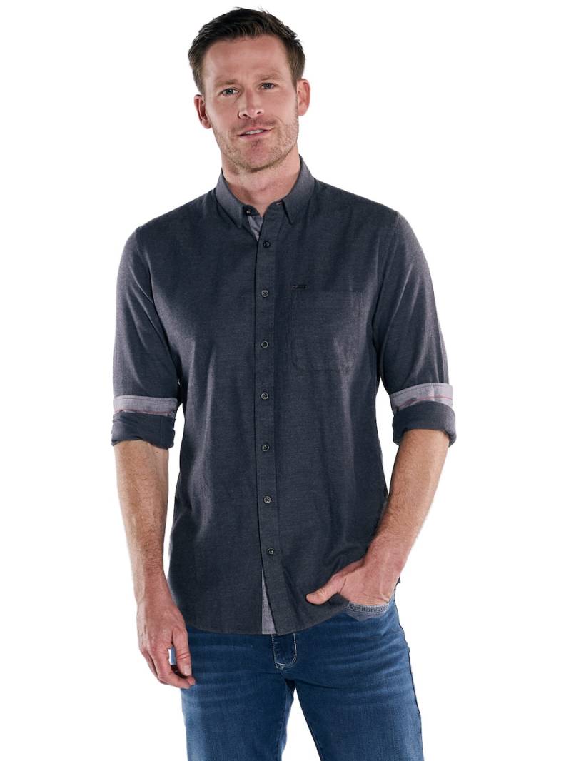 Große Größen engbers Herren Langarm-Hemd kariert , Herren, türkis, Größe: 70, Baumwolle, Happy Size DE Men von engbers