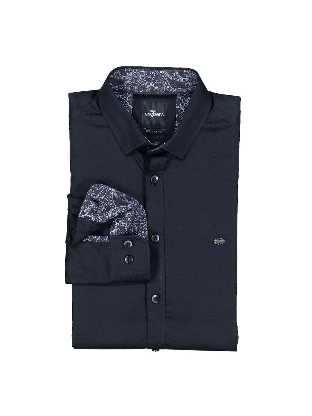 Große Größen engbers Herren Langarm-Hemd uni , Herren, grau, Größe: 62, Baumwolle, Happy Size DE Men von engbers