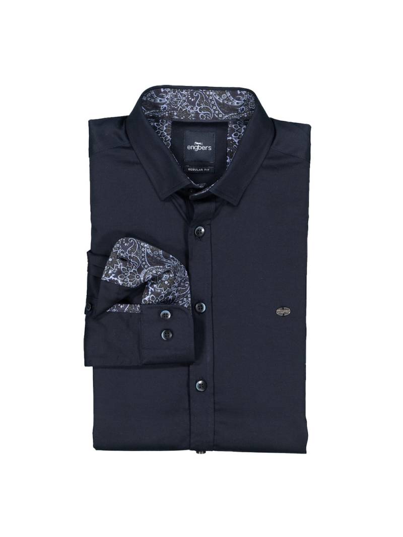 Große Größen engbers Herren Langarm-Hemd uni , Herren, grau, Größe: 62, Baumwolle, Happy Size DE Men von engbers