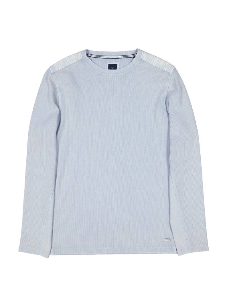 Große Größen engbers Herren Langarm-Shirt meliert , Herren, blau, Größe: 58, Baumwolle, Happy Size DE Men von engbers